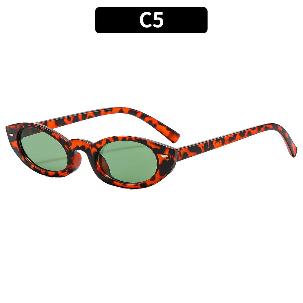 Women's sunglasses - unisex retro small frame cat eye sunglasses