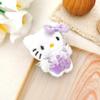 Cute Lace Skirt Plush Cat Brooch & DIY Keychain Pendant - Clothing Accessories