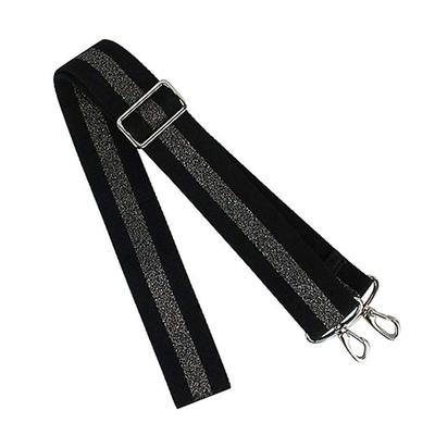 [Salond Alphard] Wide Shoulder Strap for Bags, Thick Nylon, Replacement, Single Item, Men's and Women's, Stylish, Glittery, Approx. 4cm Wide,