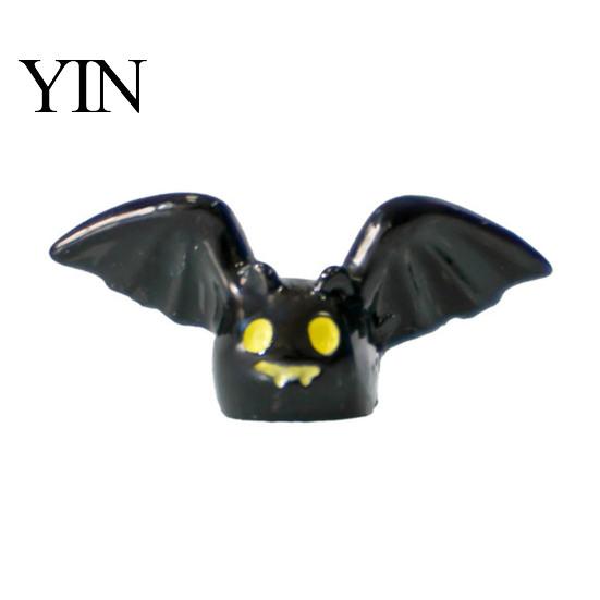 Spooky Ornaments for Indoor Plants Halloween Miniature Ornament, Skeleton Tombstone Miniature, Cute Mini Grim Reaper Haunted House Decoration Desk Bat