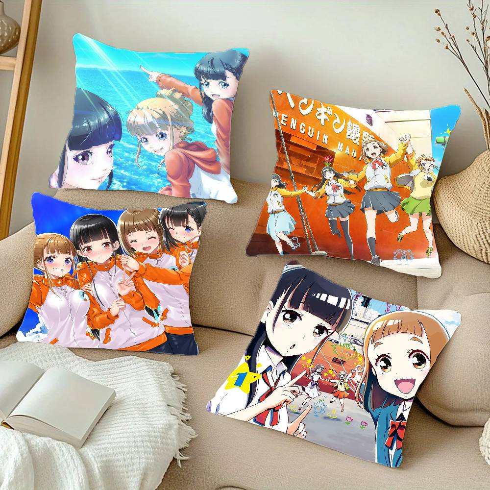 A Place Further Than The Universe Anime Pillow Case Home Decor Throw For Sofa Bed Car Room Decor Gift Idea