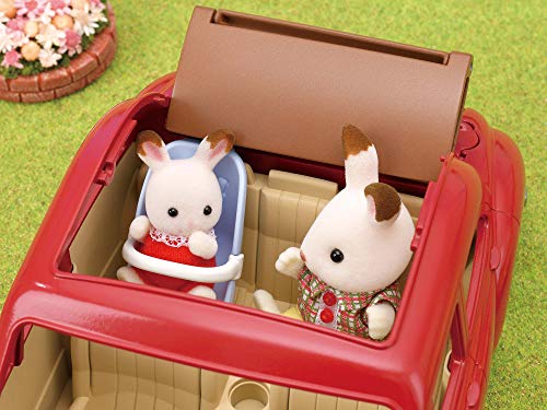Sylvanian Families Vehicle [Fun Outing Family Car] V-05 ST Mark Certification For Ages 3 and Up Toy Dollhouse Sylvanian Families EPOCH