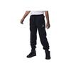 Alphabet Print Lace-up Casual Knit Sweatpants Kids Bottoms Black FZ1927-010
