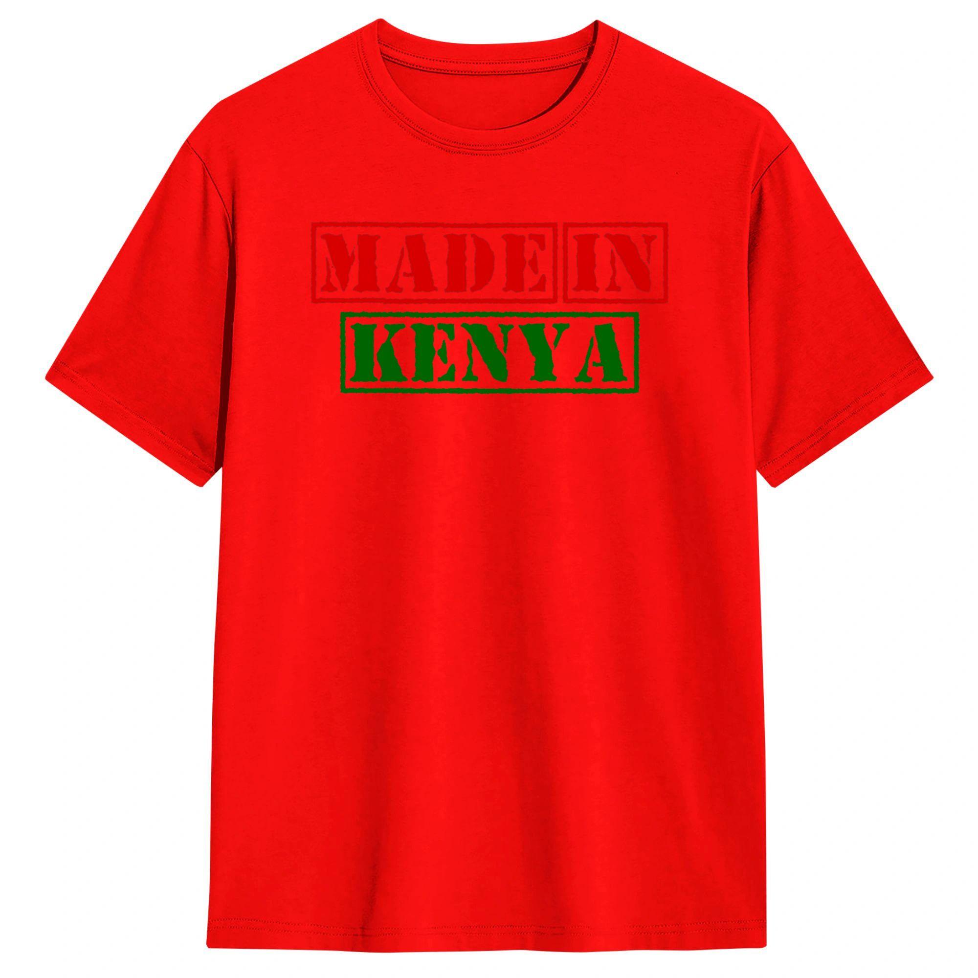 

Made In Kenya Cotton TShirt For Adult Summer Classic TShirts Harajuku Tees Oversized Hot Sale Tops S