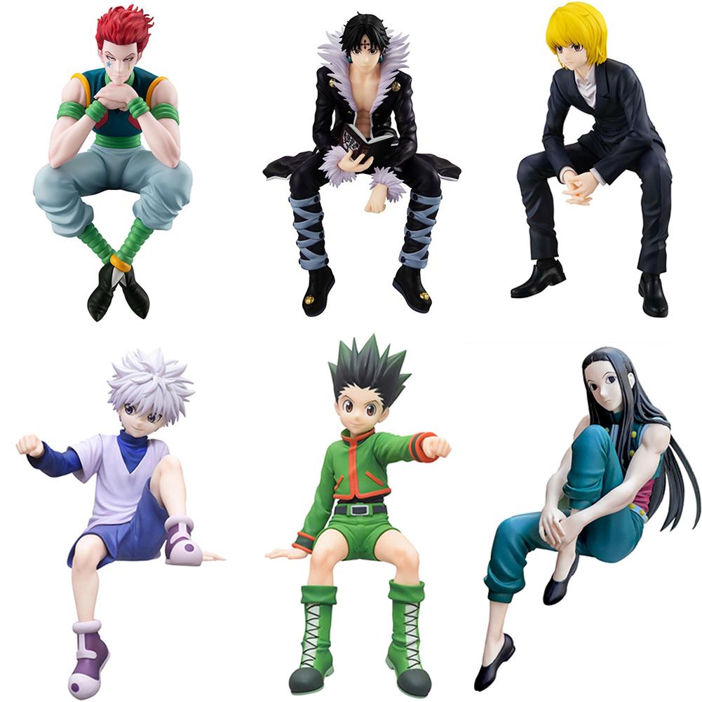 HxH Anime Figure killua zaoldyeck gon freecss Illumi Zaoldyck Kurapika Hisoka Chrollo Lucilfer figures PVC Statues gifts 12-15cm