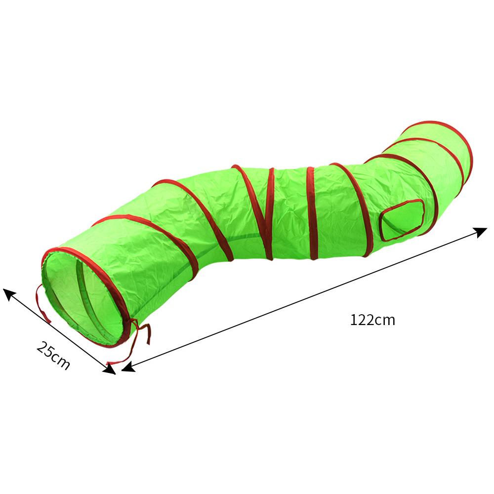 Christmas Cat Tunnel Pet Supplies Fun Toy Play Tunnel Tube Funny Kitten Toys Foldable Toys For Cat Pet Training Interactive