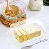 Butter Storage Box Sealed Plastic Butter Crisper Container with Cover Airtight Kitchen Gadget
