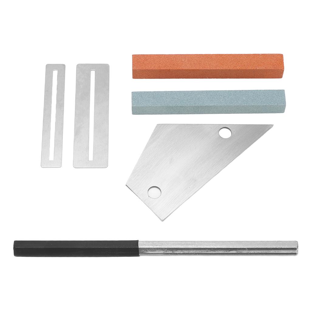 Guitar Tools Metal Hex File Silver Spacers 2 Holes Triangular Rule Grinding Stone Luthier Tool Repair Kit