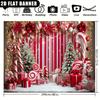 1Pcs banner Christmas background with candy Decoration Background Winter Backdrop Decorations For Photo Studio Photo Booth