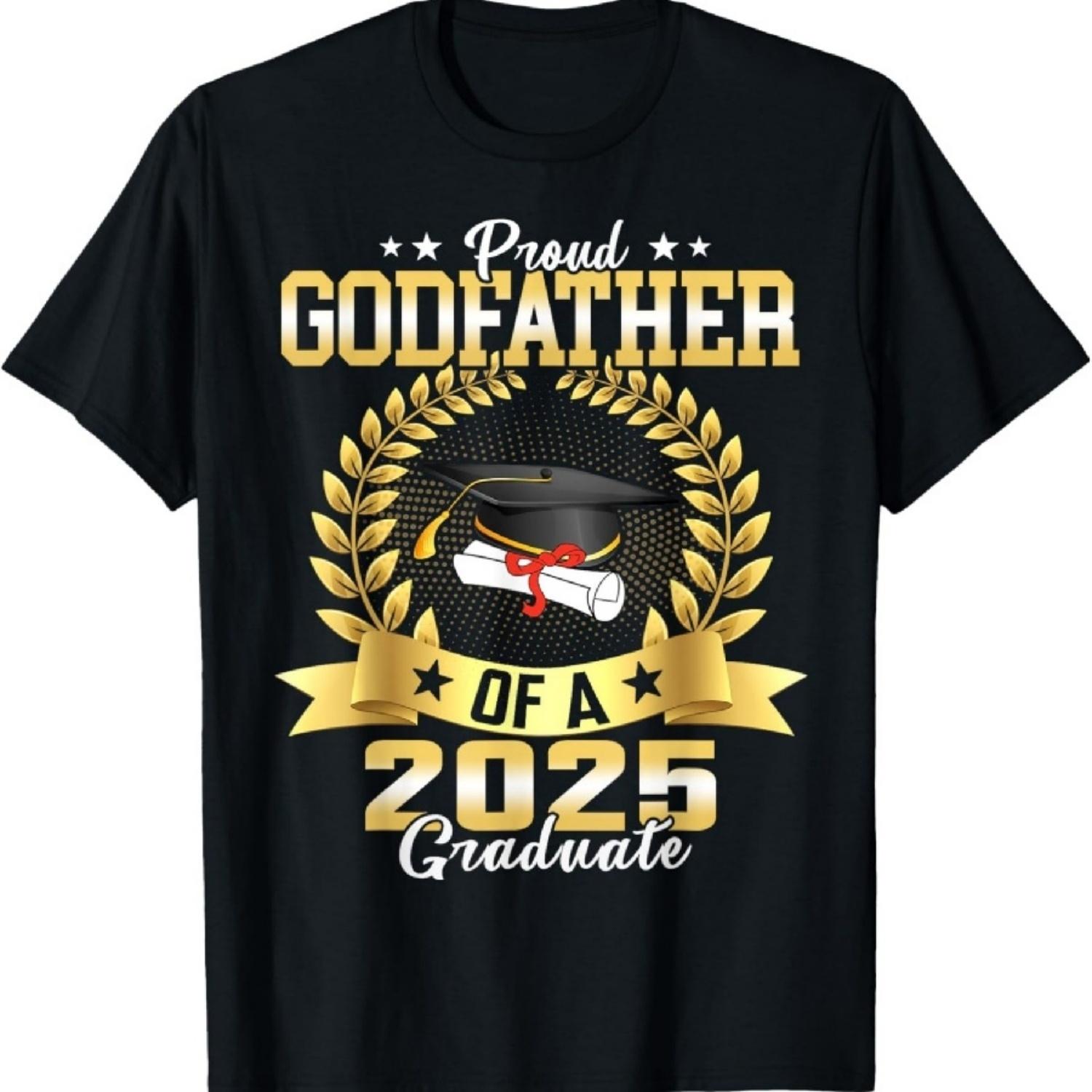 Proud Godfather of a class of 2025 graduate senior T-Shirt XXXXXL разноцветный
