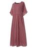 2022 Summer Trend: Plus Size Women's Polka Dot Dress In Fresh European & American Style