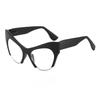 Fashion Large Frame High Definition Reading Presbyopic Glasses Retro Cat Eye Spring Leg Men Women Anti Blue Light Eyeglasses