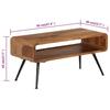 Coffee Tables Coffee Table Solid Sheesham Wood 95X40x45 Cm