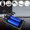 MultiModel Compatible Rechargeable 18650 Battery Charger for 21700,26700,14500,18500,26650 with Overcharge Protections