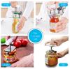 Adjustable Stainless Steel Jar Opener Manual Can Bottle Lid Gripper Effortless Kitchen Tool for Weak Hands Seniors Arthritis