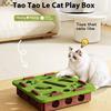 Cat Toys Self-Hi Boredom Relief Artifact Kitten Pet Cat Puzzle Labyrinth Holes Felt Box Tease Cat Bell Ball
