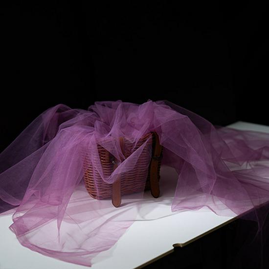 Fairy Mist Soft Tulle Fabric: Handmade Solid Color Lace Veil for Clothing DIY Projects