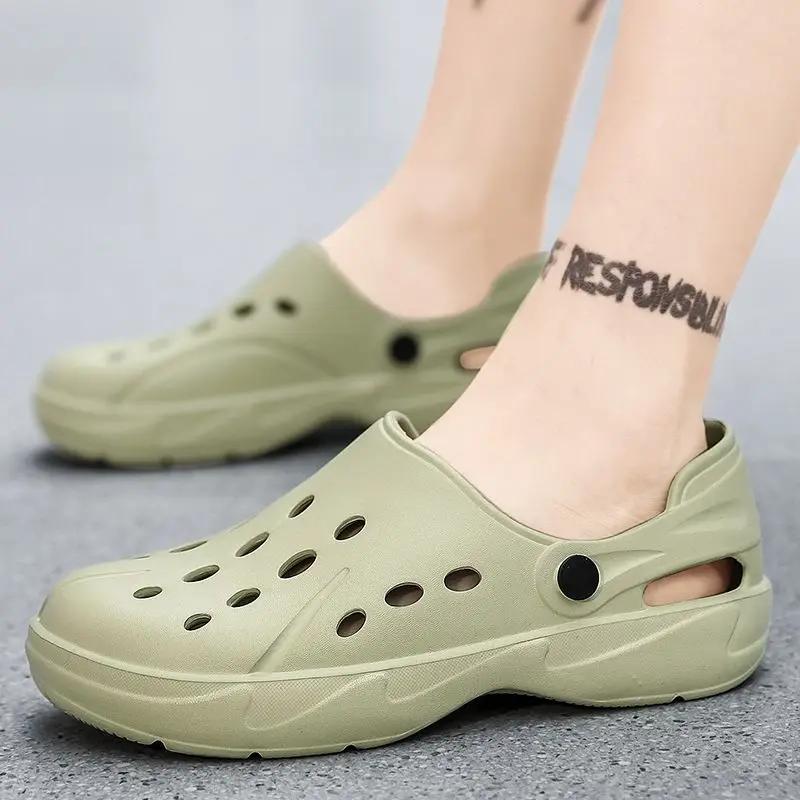 Fashion Outdoor Men's Sandal Beach Sports New Design 2025 Expensives Casual Eva Pvc Clearance Sale Daily Use Summer 39 Color Male Shoe