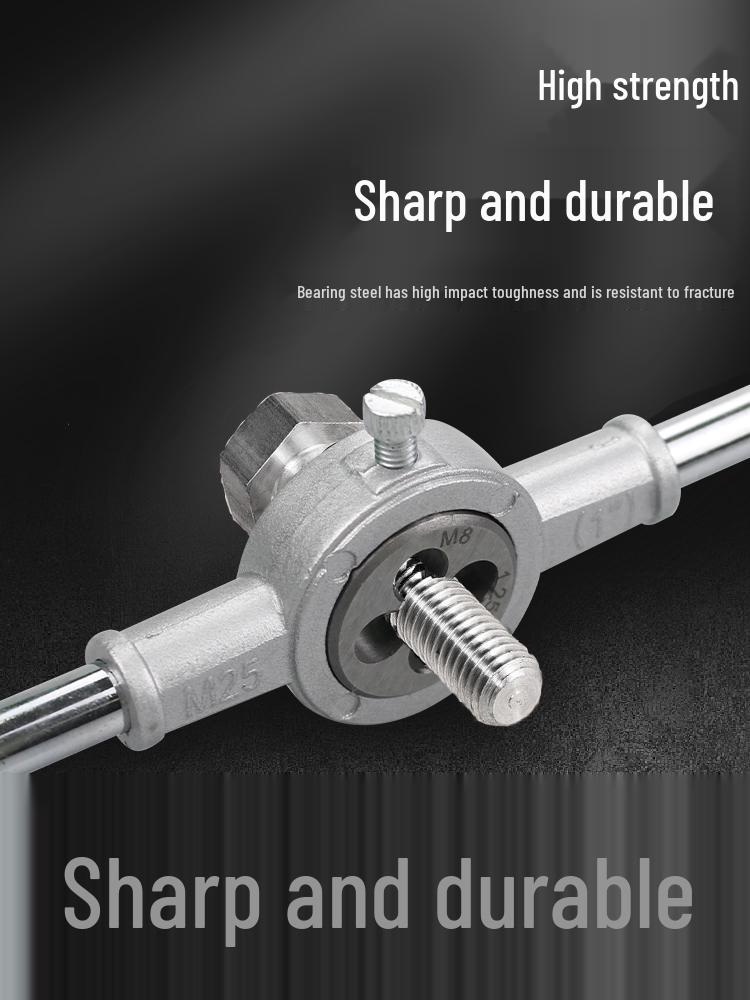 Metric & Imperial Tap and Die Set with Hand Reamer & Tap Holder – Comprehensive Threading Tool Kit.