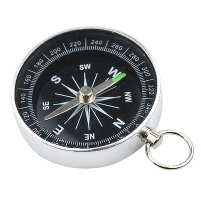 Tragbarer Metallkompass für Outdoor-Reisen, Camping, Wandern, Klettern, Navigationswerkzeug