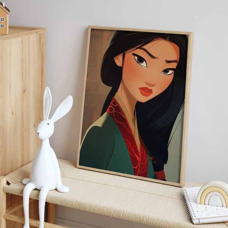Disney Diamond Painting of Mulans Resilience Close Up Art Cute DIY Rhinestone Mosaic Cross Stitch Kit Embroidery Gift Home Decor