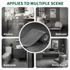 Self Adhesive Wood Grain Floor Stickers Waterproof Thick Non Slip Wear Resistant Peel and Stick Vinyl Flooring for Living Room