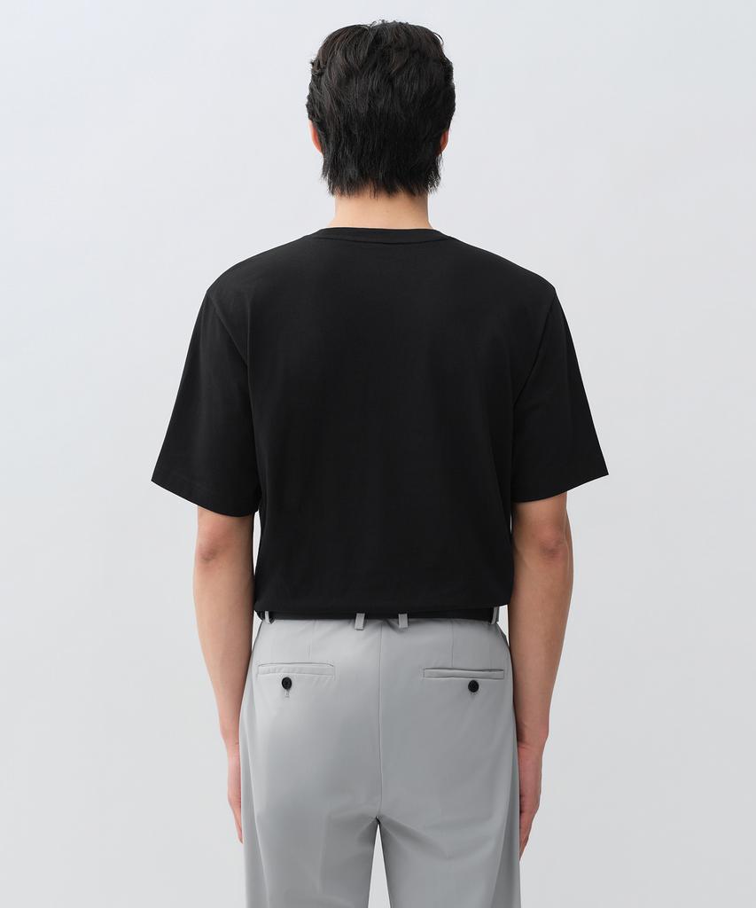 MUSINSA STANDARD [Cooltandard] Regular Crew Neck T-Shirt [Black]