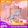 Automatic Mini Claw Machine USB Charging Claw Catch Toy Machines with Music & Light Strong Grip Funny Children Toy