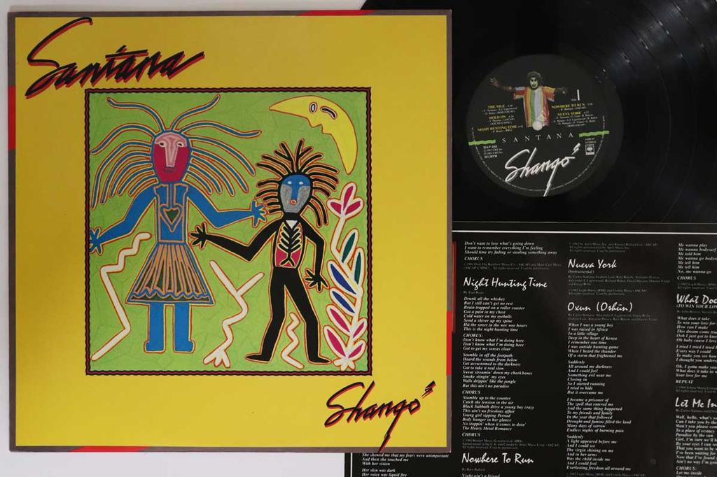 LP Record SANTANA - Shango 25AP2382 CBS SONY 1982 Japan Rock
