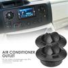 Universal Bus RV Round Air Conditioning Outlet with Honeycomb Grille 75mm 2.95''