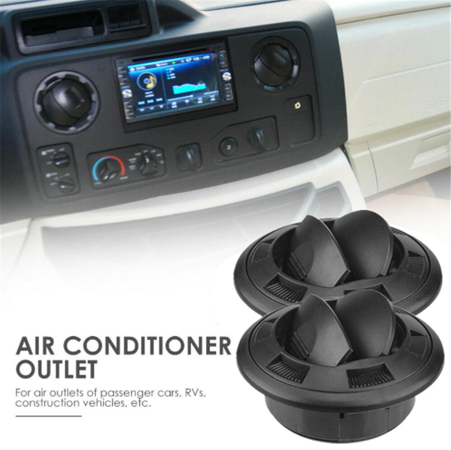 Universal Bus RV Round Air Conditioning Outlet with Honeycomb Grille 75mm 2.95''
