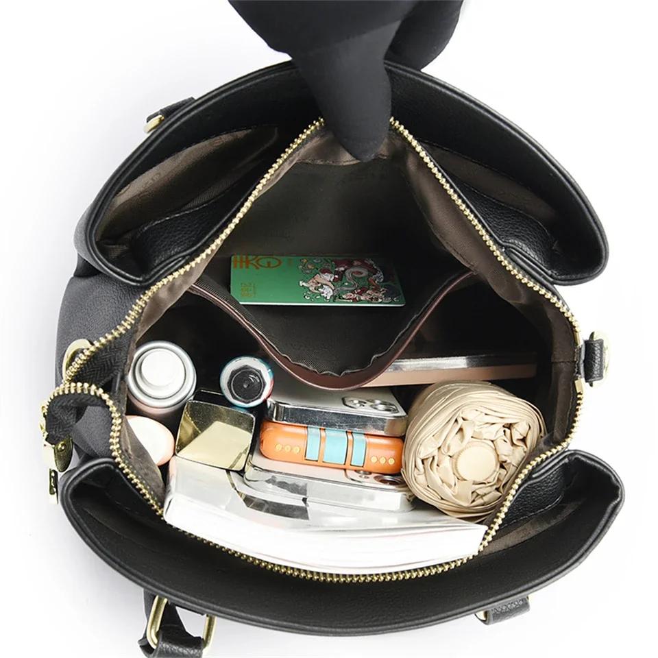 Stylish Women'S Bag Long-Lasting Leather With Comfortable Double Handles Removable Shoulder Belt Spacious And Versatile Function