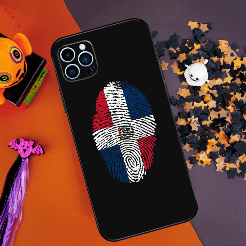 Flagge der Dominikanischen Republik Stoßstangenhülle Für iPhone 16 14 15 Pro Max 11 12 13 Pro Max Mini XR 16e 16 15 Plus Handyhülle