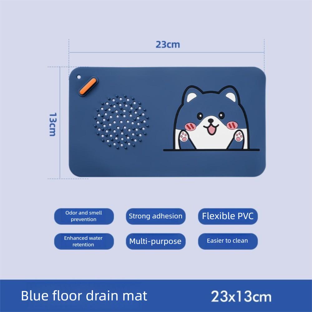 Cartoon Sewer Floor Drain Cover Anti-insect Floor Drain Pad Deodorant Cover  for Bathroom&Kitchen