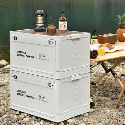 Collapsible Outdoor Camping Storage Box for Travel, Picnic, and Car Trunk
