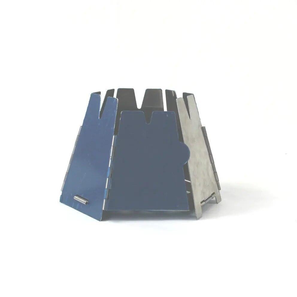 Ветрозащитная печь для кемпинга из нержавеющей стали — фото 7