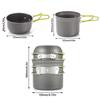 Hard Aluminum Alloy Material Camping Cookware Lightweight Outdoor Tableware  Backpacking