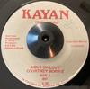 7inch Record COURTNEY MORRIS  Love Oh Love U20006M Kayan Productio US Reggae Ska  Dub Used