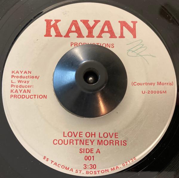 

7inch Record COURTNEY MORRIS Love Oh Love U20006M Kayan Productio US Reggae Ska Dub Used