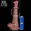 Dildo Realist de Cal Silicon Jucărie Sexuală Anală pentru Masturbarea Femeilor