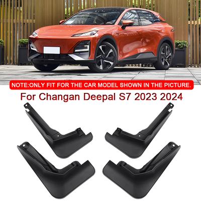 For Changan Deepal S7 2023 2024 Car Styling ABS Car Mud Flaps Splash Guard Mudguards MudFlaps Front Rear Fender Auto Accessories