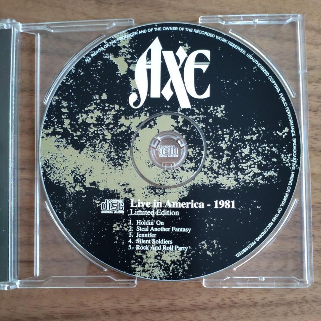 [USED] AXE LIVE IN AMERICA -1981- Limited Edition (unreleased in Japan)