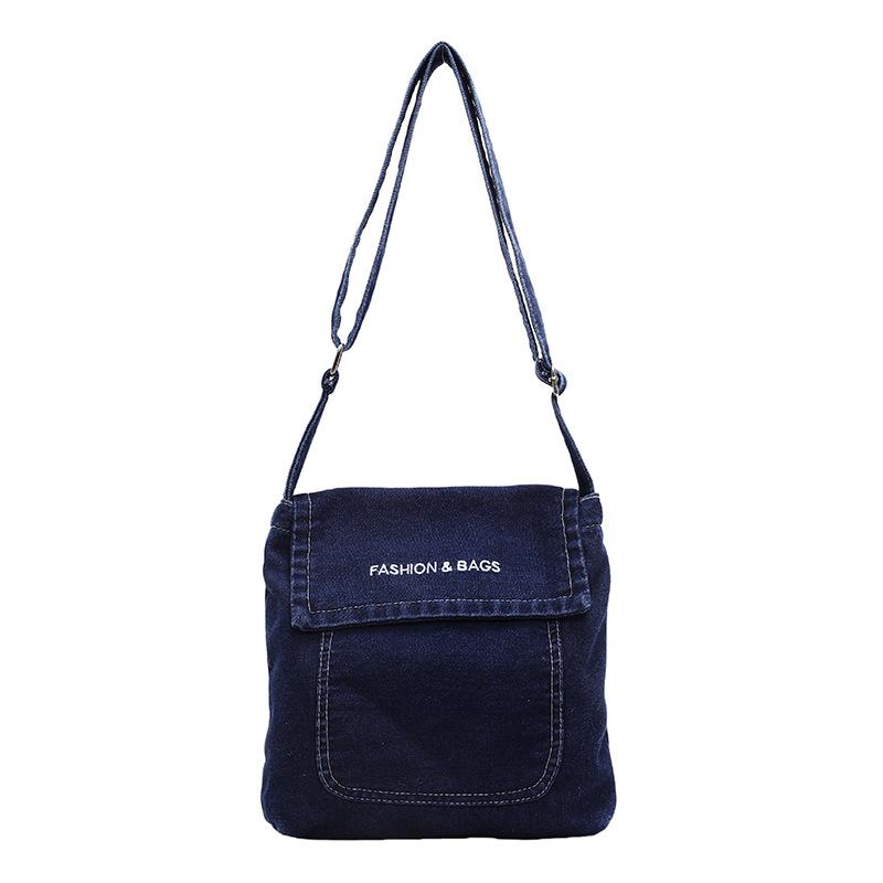 Cross Cowboy Men's and Women's Satchel Art Student Satchel Messenger Bag Simple Small Square Bag