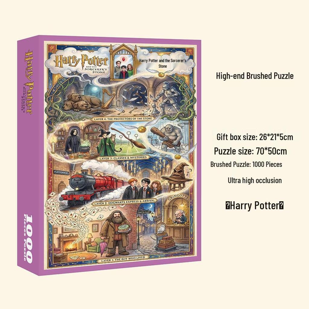 In Stock 1000-Piece High-Quality Challenging Jigsaw Puzzle for Adults - Customizable