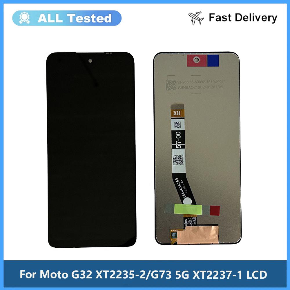 LCD Screen and Digitizer Full Assembly For Moto G73