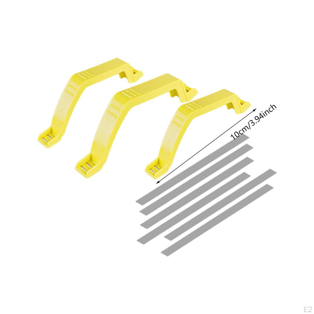 Sanding Bow Tools Set 6 Sandpapers DIY Crafting with Belt Holders Manual Polishing Detail