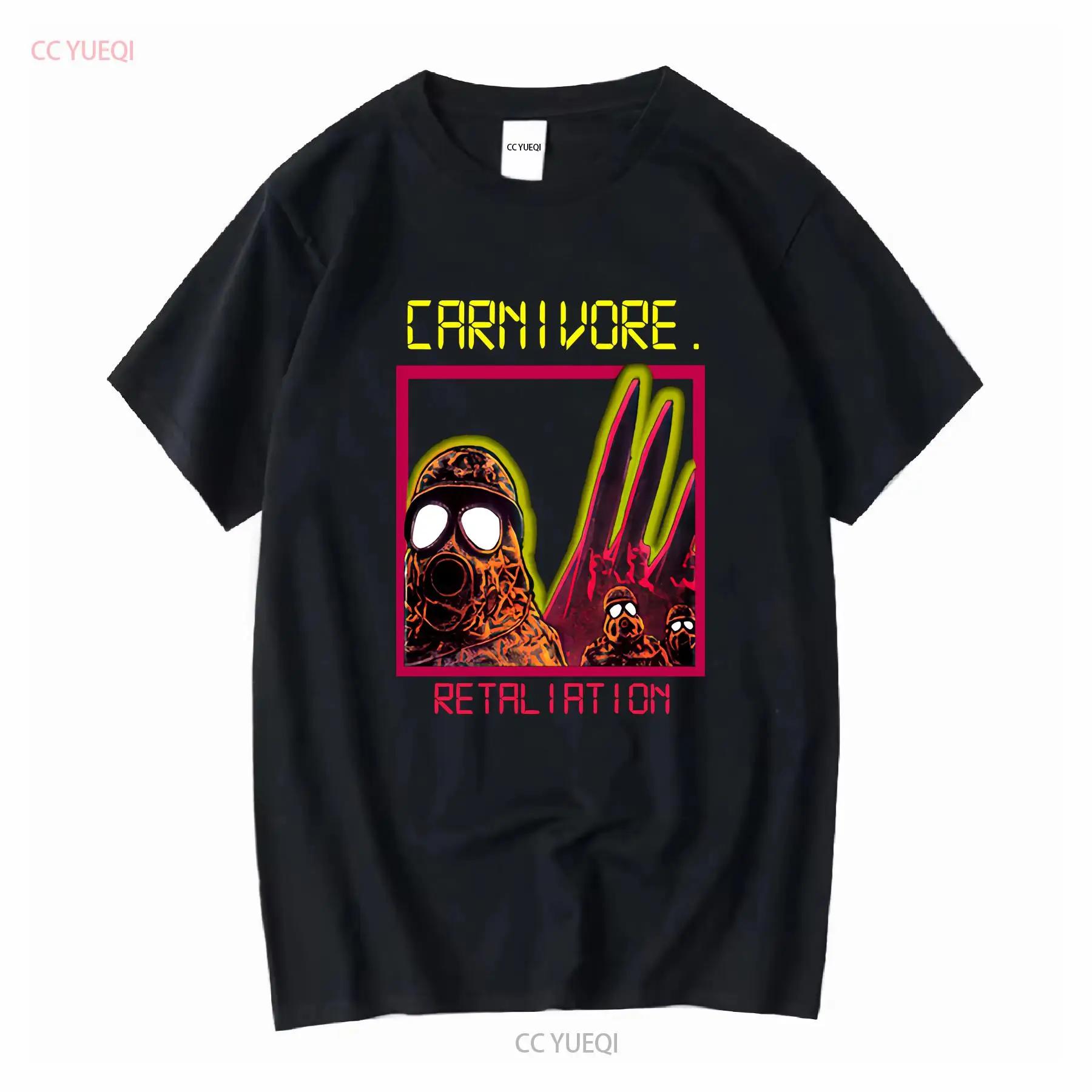 Carnivore Band T Shirt Retaliation Metal Unisex Full Sizes TE6029 Long or Short Sleeves Vintage Washed Graphic Homme Streetwear S разноцветный