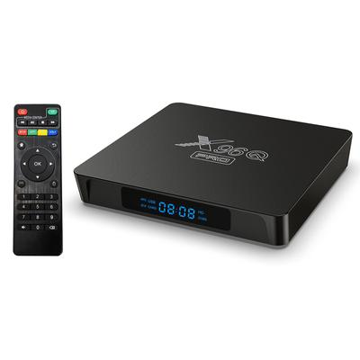 X96Q PRO Android 10.0 Smart TV Box UHD 4K Media Player Allwinner H313 Quad-core H.265 2.4G&5G WiFi