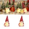 Rudolph Christmas Light Up Sled Plush Toy With Long Beard For Holiday Decor