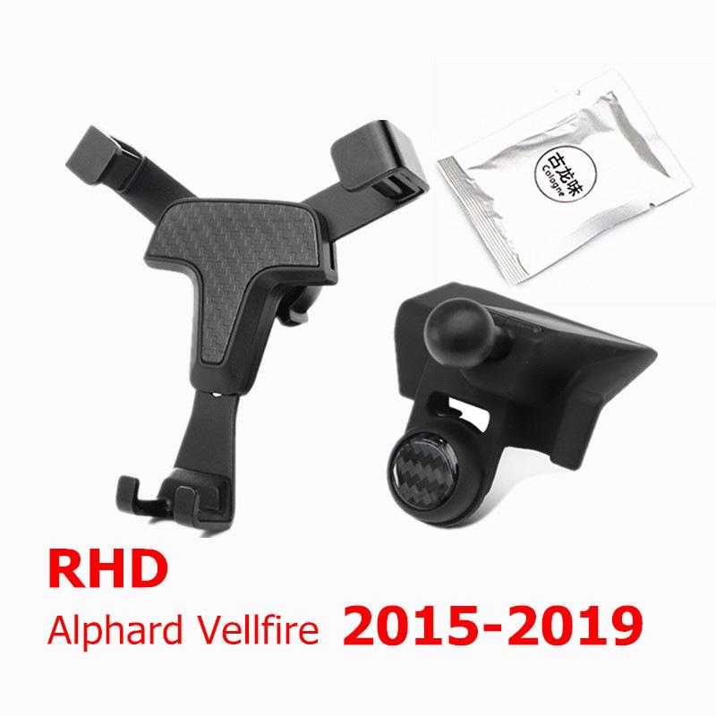 

Phone Holder For Toyota Alphard Vellfire -2015 Air Vent Mount Mobile Support Bracket Support Car Accessories RHD 2015-2019